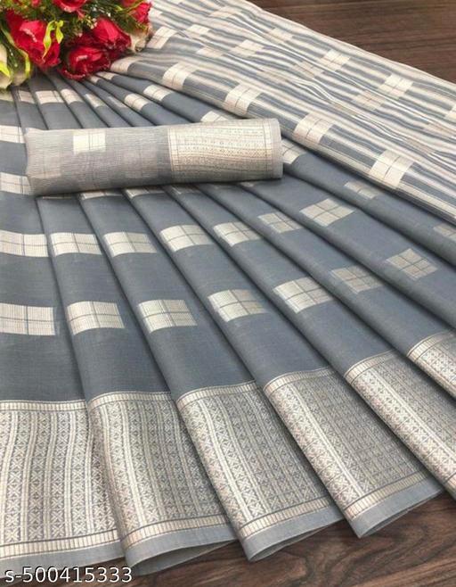 Linen Cotton Saree