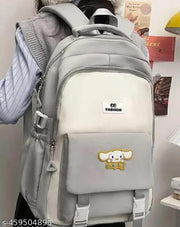 Large 40 L Laptop Backpack Casual unisex Backpack school college laptop travel bag office bag  (Grey)