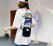 MessengerBag-Black Sling Bag  (Black, 1.5 L)