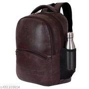 Unisex 25 Liters Laptop Backpack Bag Stylish Pu Leather School/College/Office & Travels