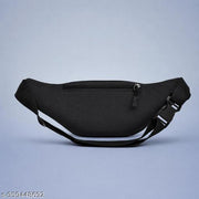 Unisex Sports Fanny Pack with Earphone Port | Lightweight Dual-Tone Waist Bag for Running, Gym & Travel | Multi-Pocket Crossbody Sling Bag