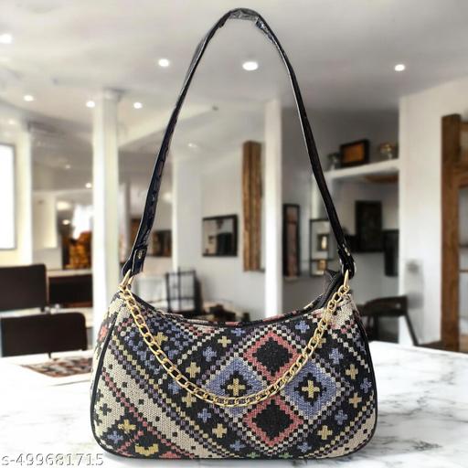 Eco-Friendly Jute Shoulder Bag for Women – Stylish & Spacious Handbag