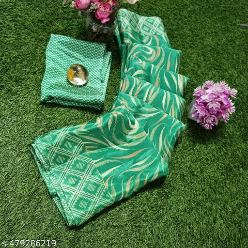 Designer Digital printed Crepe Party and wedding wear saree / Digital print saree