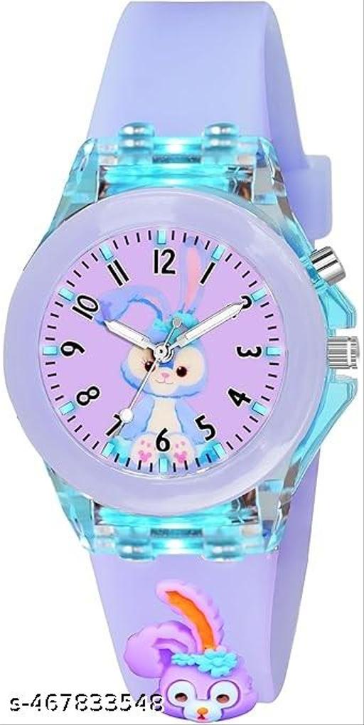 KIDS WATCH BEST WATCH GIRL AND BOY WATCH 3D CARTOON WATCH 3D CARTOON CARACTER Watch for Kids HELLO KITTY Digital Lighting Glowing Kid Watch with LIGHT for Boys and Girl ((Multicolor Kids Watch) [3-10 Years]