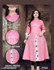 selfi colour kurti pink