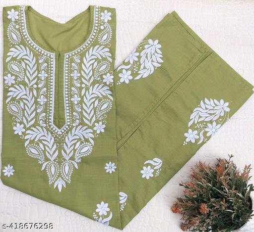 Chikankari Cotton Kurti