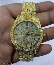New trading premium and luxurious dimond round watch for men and boys