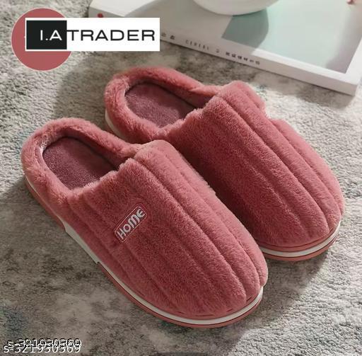 Barbie Fur Winter and Autumn Slipper for Women And Girls Flip Flops Winter Carpet Slippers for Bedrooms (Pack of 1, Pair) Multicolor