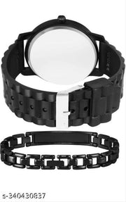 New stylish watch amazing watch wrist watch pu rubber strap watch black colour watch for mens & boys
