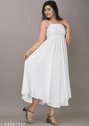 Kair Elastic Maxi Anarkali dress