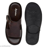 LEONCINO Fashionable Men Flip Flops Comfortable Sandals And slippers Office Wear Outdoor And Casual Sandals For Men's