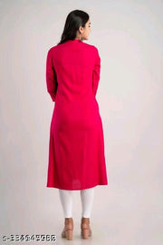 MANDARIAN COLLAR KURTI WITH POCKET