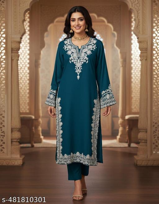 Women's beutiful embroidery design kurti