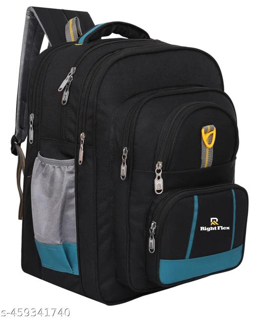 Size: M (15-30L) Right Flex Waterproof School Bags For Boys & Girls 4th Class To 10th Class Heavy Quality backpack Luggage & Travel Bags