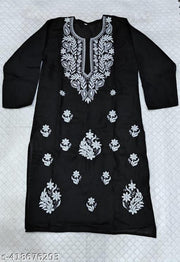 Chikankari Cotton Kurti