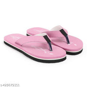 BLESSING Women Stylish | Super Soft | Ultra-Light |Flip-Flop Daily Use | Casual wear| Anti Skid |Thong Slippers for Women (Pink)