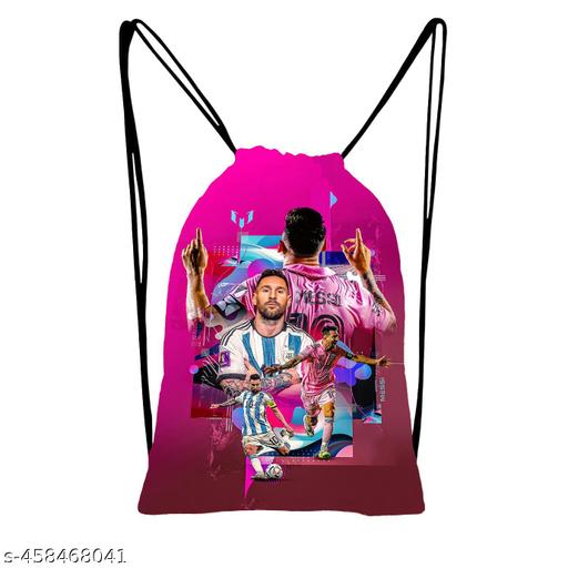 Havencraft Printed Drawstring Backpack Dori Bag Small Bag Gym Bag for Everyday Use 12L Backpack