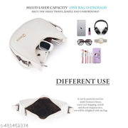Dixon Dixon White Women Sling Bag Casual Half Moon Unique Design Shoulder Side Sling Bag For Women