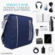 Fancy Craft Men & Women Blue Sling Bag - Extra Large