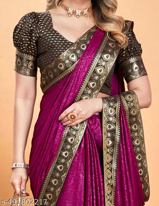Lace Border Saree