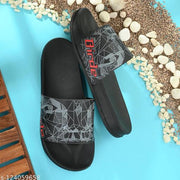 BRD-730-BRD-736 Grey Mesh Flip Flops For Men Pack Of 2 Combo