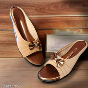 Flat Sandals Slipper for Women , Women's Fashion Sandal Faux Leather, Comfortable & Stylish Wedges Ideal for Casual & Formal Occasions, Comfortable Lycra Slippers For Women, Flats for Women Stylish Latest Girls Sandals