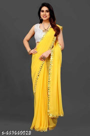 NEW FENCY GEORGETTE CUT WORK SAREE