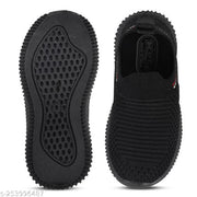 Kats Kids Boys & Girls Slip on Casual Walking Shoes Black