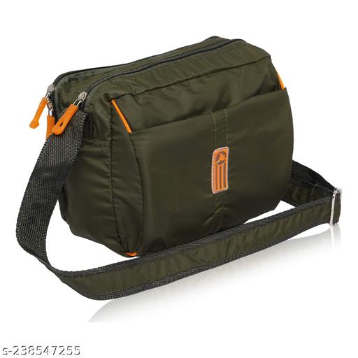 Men waist bag, Unisex Sling Bag gents kit, Cross Body Multipurpose Hand Bag, Sling Bag For Men & Women, Slim Bag for Office, Cash, Business Collection, Travelling, Pack 1