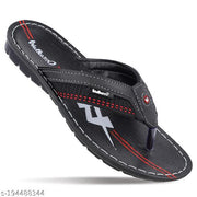 WALKAROO Men Everyday Comfort Slip-On Sandals with Cushion Sole |gents slippers| daily wear slippers for men| bathroom slippers For men|outdoor chappals| lightweight chappals| flat slippers for men| slip on chappals| Walkaroo men footwear-W1030 Black