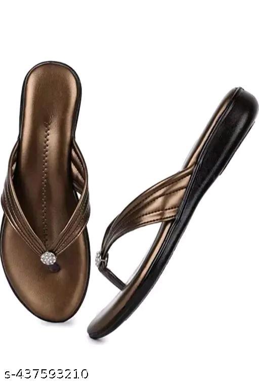 J A & SONS  Women's Stylish Casual Flat Slippers Nice Looking