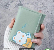 Small cute Girls & Women Wallet Tri-fold Wallet  ( Dezine As Par Market Avaliable )
