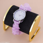 Analog Scrunchie Watch For women and Girls