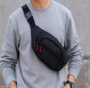 Water Resistant Waist Bag | Multi-Pocket Belt Bag for Mobile, Wallet & Keys