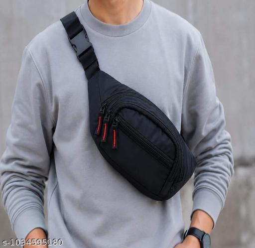 Water Resistant Waist Bag | Multi-Pocket Belt Bag for Mobile, Wallet & Keys