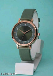 DHARA TIME  Branded Best Quality Ethnic Embossed Designer Shine Round Dial with Slim Fit Alluring Leather Belt Women Analog Watches for Girls