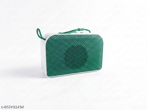 Wireless Bluetooth Portable Speaker with Supporting Carry Handle, USB, SD Card, AUX, FM  GREEN