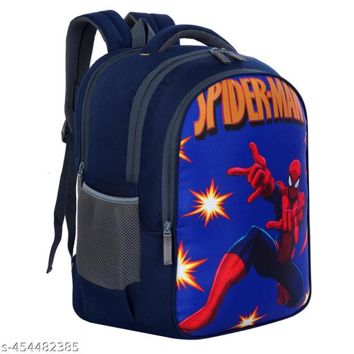 Myron 35L Spiderman printed backpack 1st/2nd/3rd/4th & 5th Class Light Weight Beautiful for Boys & Girls Waterproof School Bag