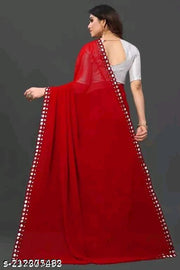 NEW FENCY GEORGETTE CUT WORK SAREE
