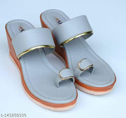 Uk Collection women Solid Toe-ring Heels