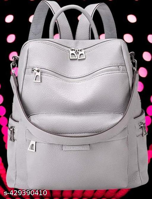 MomsyStore Leatherette Backpacks For Women And Girls