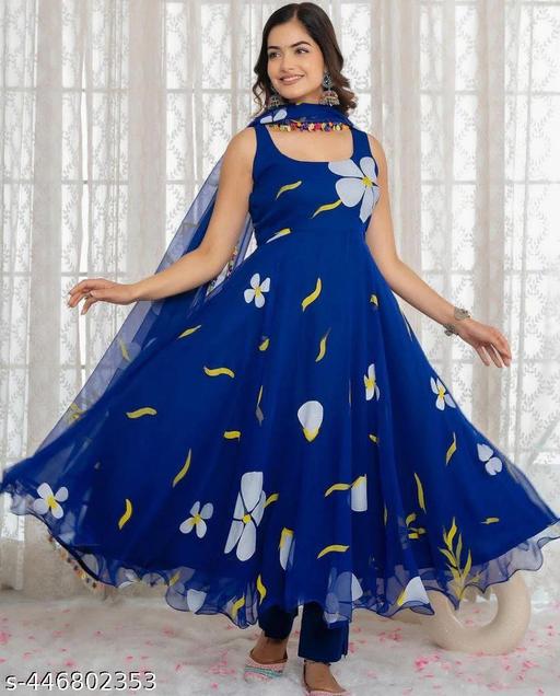 fency anarkali gown for women