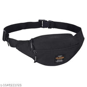 2.4L Waist Bag for Men Women I Ultra Strong Stitching, Sturdy Zippers, Waterproof, Large Fanny Pack for Hiking Travel Camping Running Sports with Adjustable Strap