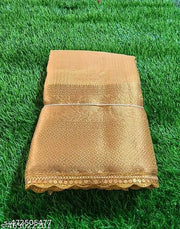 Banarasi Gold Tissue Silk Saree with Latkan