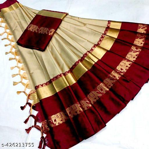 TRENDY EPHANT COTTON SILK SAREES
