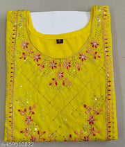 Women Cotton Fabric Kurti, Festival Wear Stylish Kurti Size -S, M, L, XL, XXL, 2XL