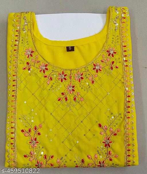 Women Cotton Fabric Kurti, Festival Wear Stylish Kurti Size -S, M, L, XL, XXL, 2XL
