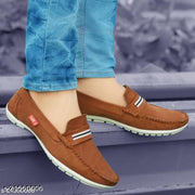 Attractive Men's Beige Loafers