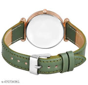 Flower Round Dial Analog Wrist Watch For  Women and Girls Pack of 2 Watch
