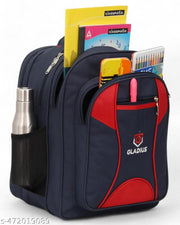 Gladius 50L stylish triple partition backpack for 4th-10th class